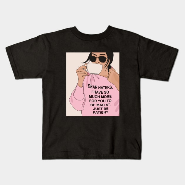 Dear Haters Kids T-Shirt by ZAZA